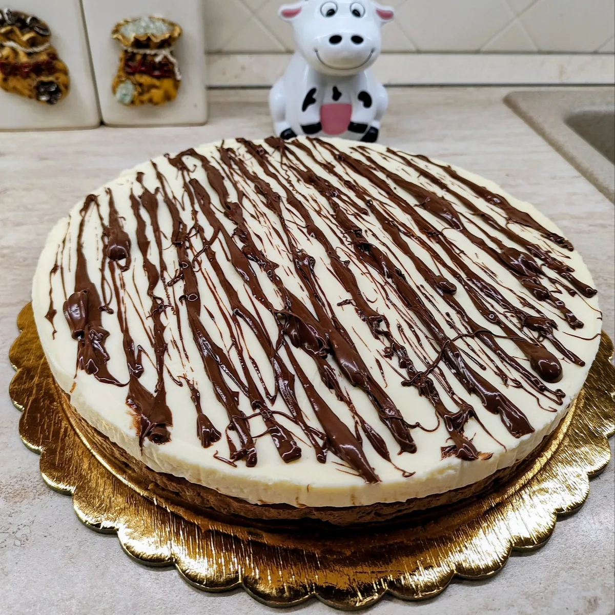Cheesecake al doppio cioccolato